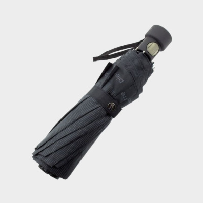 Αυτόματη Ομπρέλα Βροχής Σπαστή Pierre Cardin MS0110GAV-03 Καρό Μαύρη