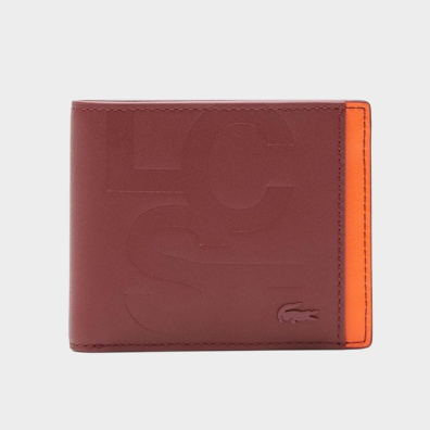 Δερμάτινη Καρτοθήκη Lacoste NH4006FW-K92 Κόκκινο