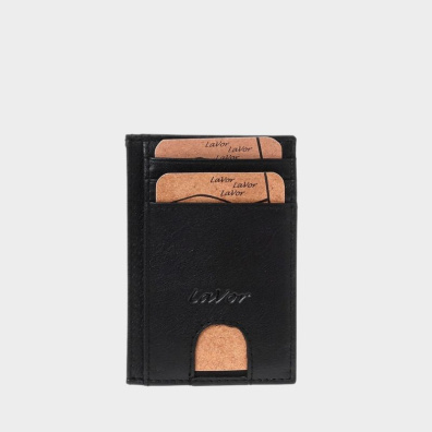 Δερμάτινη Καρτοθήκη Lavor 1-3783 Μαύρο