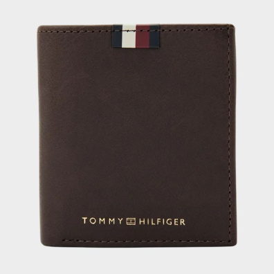 Δερμάτινο Ανδρικό Πορτοφόλι Tommy Hilfiger AM0AM11597 Καφέ