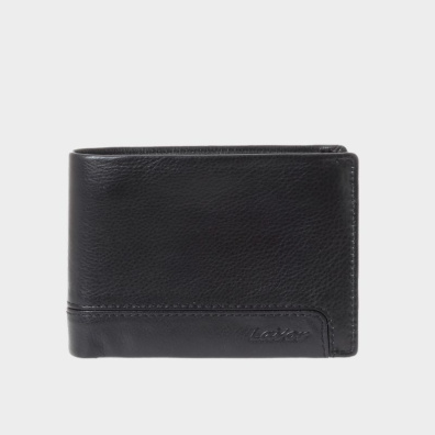 Δερμάτινο Πορτοφόλι Με RFID 1-3816 Μαύρο