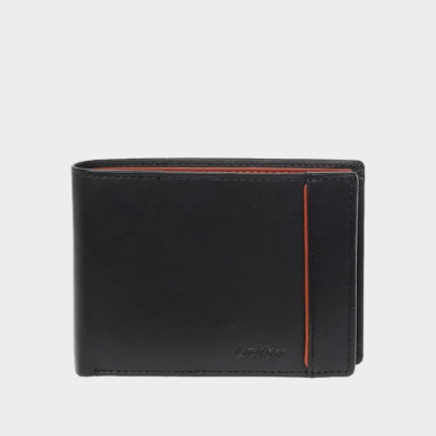 Δερμάτινο Πορτοφόλι Με RFID Lavor 5114 Μαύρο