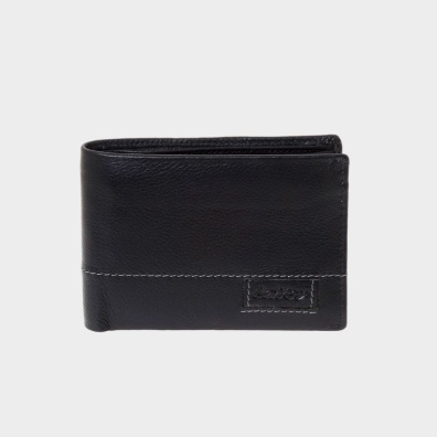 Δερμάτινο Πορτοφόλι Lavor 1-3801 Μαύρο