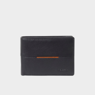 Δερμάτινο Πορτοφόλι Lavor 1-3819 Μαύρο