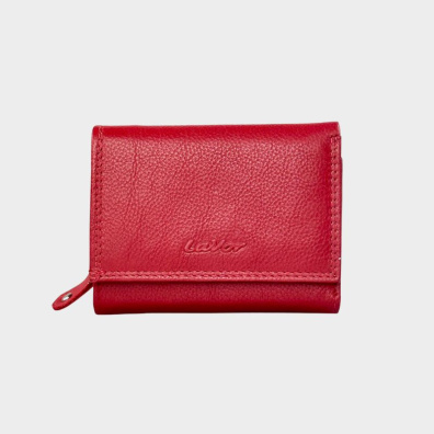 Δερμάτινο Πορτοφόλι Lavor 1-7229 Κόκκινο