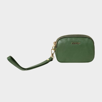 Μικρό Δερμάτινο Πορτοφόλι Lavor 1-5990 Λαδί