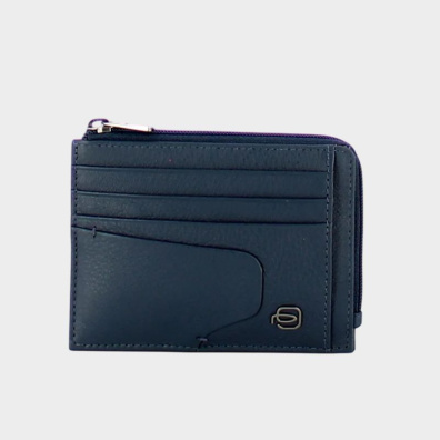 Μικρό Δερμάτινο Πορτοφόλι Piquadro PP4822AOR Μπλε