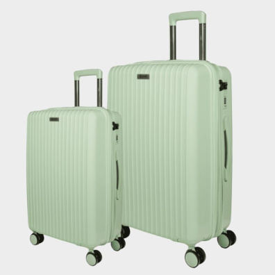 Σετ Βαλίτσες Σκληρές Cardinal 162717 Πράσινες (Μεσαία/Μεγάλη)