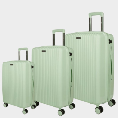 Σετ Βαλίτσες Σκληρές Cardinal 162717 Πράσινες