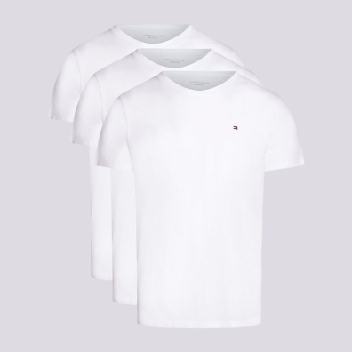 Τ-Shirt Tommy Hilfiger Σετ 3 Τεμαχίων UM0UM03379-05E Άσπρο
