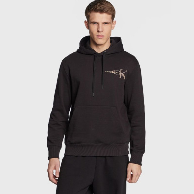 Φούτερ Με Κουκούλα Calvin Klein J30J322524-BEH Μαύρο