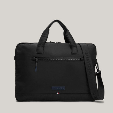 Χαρτοφύλακας Tommy Hilfiger AM0AM12482-BDS Μαύρο