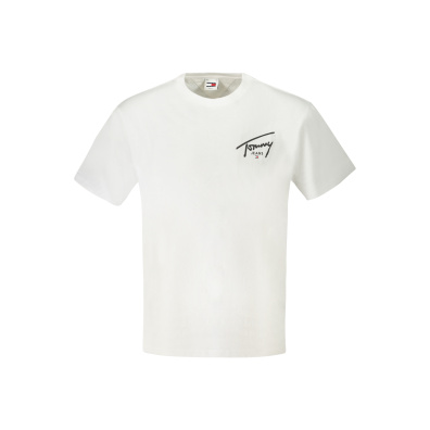 T-shirt Tommy Hilfiger Signature DM0DM18536-YBR Άσπρο