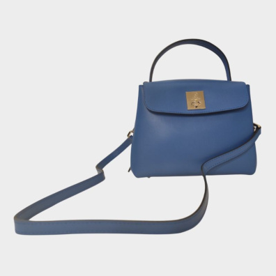 Δερμάτινη Τσάντα Χειρός Pierre Cardin 1718-Frz Μπλε