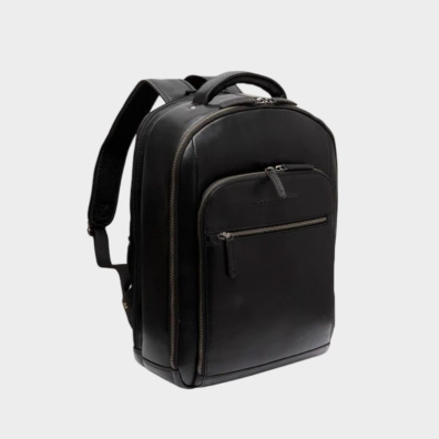 Δερμάτινο Σακίδιο Πλάτης Chesterfield Maggiore 13" C58.034100 Μαύρο