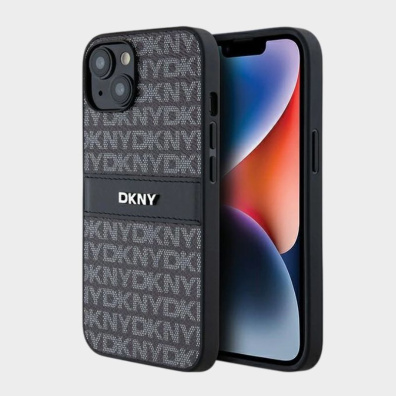 Θήκη DKNY Για iPhone 15/14/13 Mono Stripe & Metal Logo DKHCP14SPRTHSLK Μαύρο