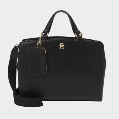 Τσαντά Tommy Hilfiger AW0AW17020 Μαύρο