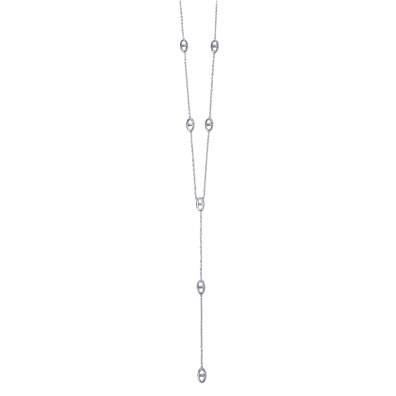 Αλυσίδα λαιμού SB-K022 - Ασημί