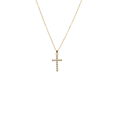 Αλυσίδα λαιμού με σταυρό DJ-063 Χρυσό
