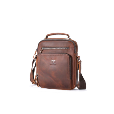 Δερμάτινο Τσαντάκι Ωμου Bull Captain DJB 0500-L Καφέ