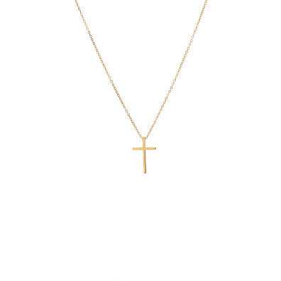 Αλυσίδα λαιμού με σταυρό HLLY 338 Χρυσό