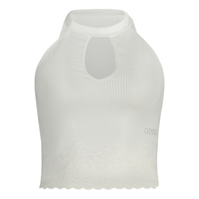 Γυναικεία Μπλούζα Guess W4GZ24Z2ZN0 Λευκό