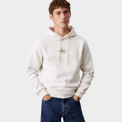 Αντρικό Φούτερ Calvin Klein J30J325629 λευκο