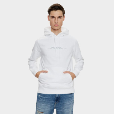 Αντρικό Φούτερ Calvin Klein J30J327076 Λευκό