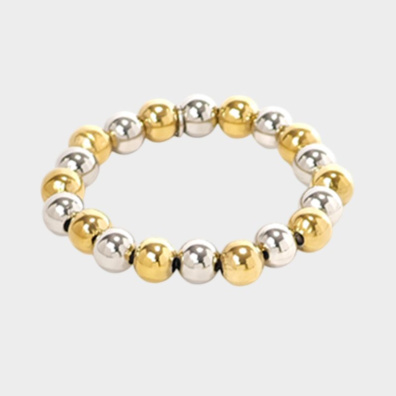 Βραχιόλι με χάντρες BAGTOBAG OM-X017 - Ανθρακί