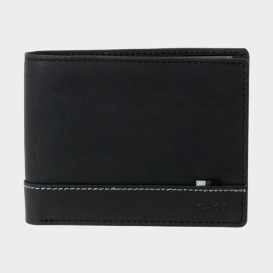 Δερμάτινο Πορτοφόλι Lavor 1-6064 Μαύρο