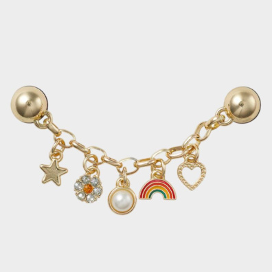 Διακοσμητικό Παπουτσιού Crocs Jibbitz Friendship Bracelet Chain 10012303 Χρυσό