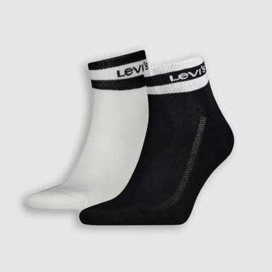 Κάλτσες Levi's  Sportswear 2 Ζεύγη 37157-1062 Μαύρο/Λευκό