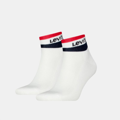 Κάλτσες Levi's  Sportswear 2 Ζεύγη 37157-1101 Άσπρο