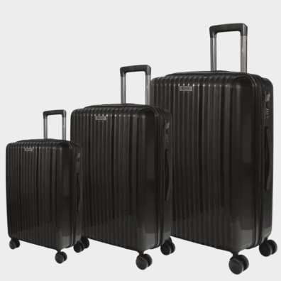 Σετ Βαλίτσες Σκληρές Άθραυστες Cardinal 162711 μαύρο