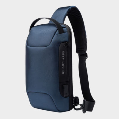 Τσαντάκι χιαστί Bange 22085 μπλέ