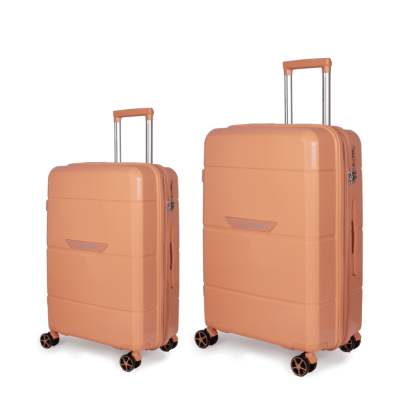 Βαλίτσα σκληρή Newcom (PP) μικρή μεσαία N1595 Σομόν