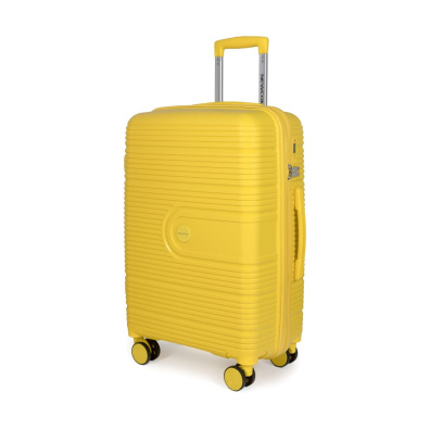 Βαλίτσα σκληρή Newcom (PP) καμπίνας N1594/50 Κίτρινο