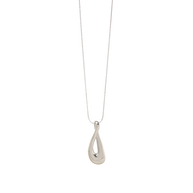 Αλυσίδα λαιμού με κρεμαστόι BAG BO BAG WF-K215 - Ασημί