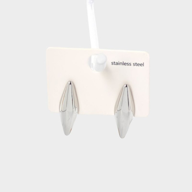 Καρφωτό σκουλαρίκι BAGTOBAG YC-S040 - Ασημί