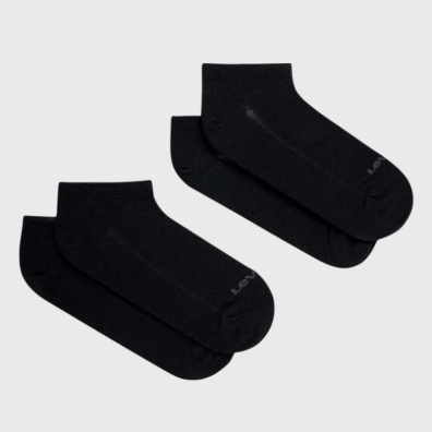 Unisex Κοντές Κάλτσες Levi's Σετ 2 Τεμ. 37157-1007 Μαύρο