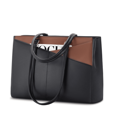 Γυναικεία τσάντα ώμου φορητού υπολογιστή Lovevook WB1476 Black/Coffee