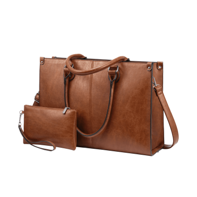 Γυναικείο σετ τσάντας ώμου/χειρος φορητού υπολογιστή Lovevook WB2035 brown