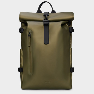 Αδιάβροχο Σακίδιο Rains Rolltop Rucksack Large W3 14590-105 Πράσινο