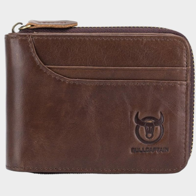 Δερμάτινο Πορτοφόλι Bull Captain K4S8-COGNAC Καφέ