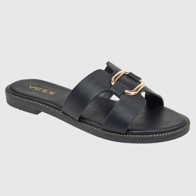 Παντόφλες Verde 28-0004003 Μαύρο