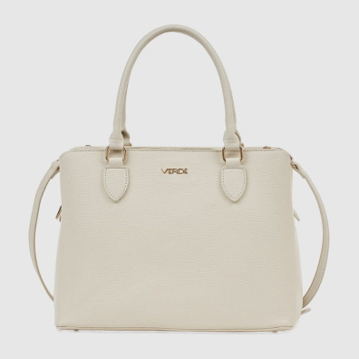 Τσάντα Χειρός Verde 16-0007999 Εκρού