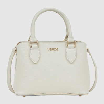 Τσάντα Χειρός Verde 16-0008000 Εκρού