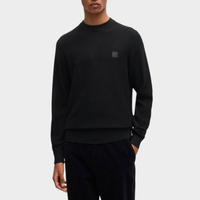 Τ-Shirt Hugo Boss 50527583-001 Μαύρο