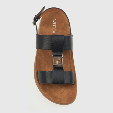 Φλατ Πέδιλα Verde 28-0004065 Μαύρο