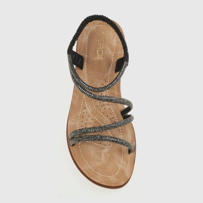 Φλατ Πέδιλα Verde 28-0004097 Μαύρο